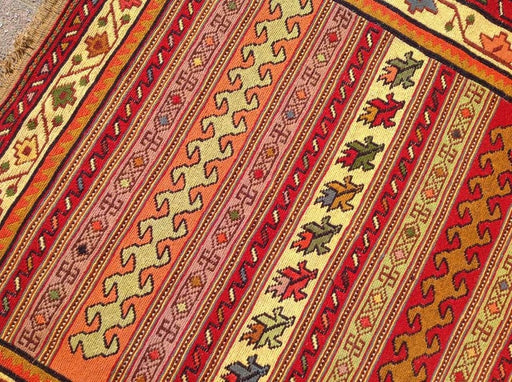 Handwoven Vintage Wool Kilim Rug 147cm x 104cm