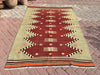 Handwoven Vintage Wool Rug 213cm x 145cm Central Turkey