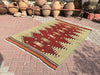Handwoven Vintage Wool Rug 213cm x 145cm Central Turkey