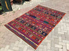 Handwoven Vintage Wool Rug 226cm x 155cm Central Turkey