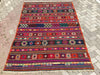 Handwoven Vintage Wool Rug 226cm x 155cm Central Turkey