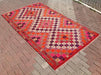 Handwoven Vintage Wool Rug 254cm x 155cm Central Turkey