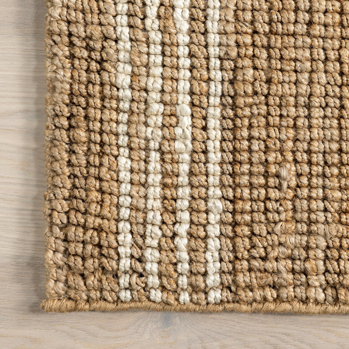 Hanna Jute Rug With Stripes 152X244 Centimeters