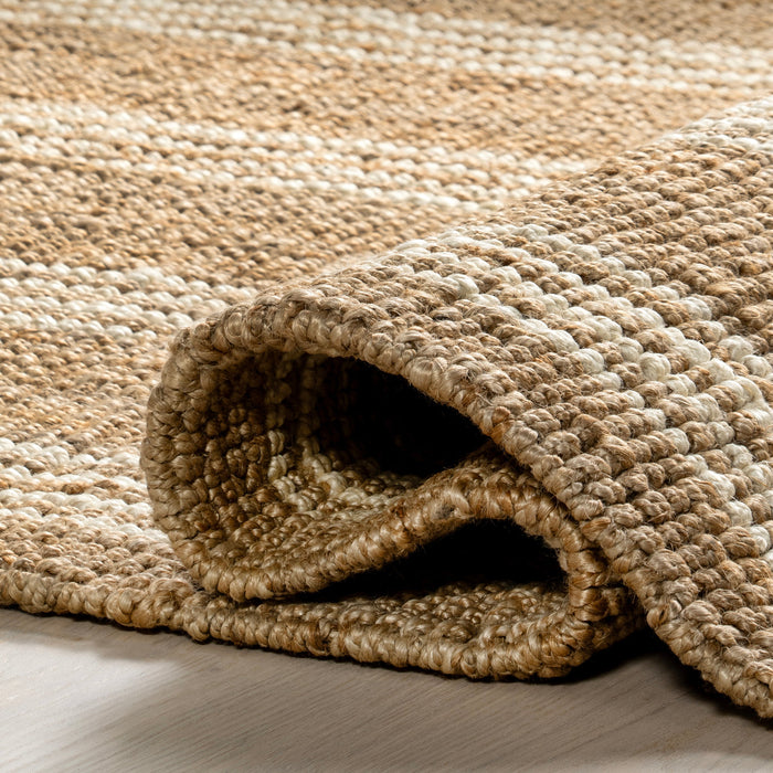 Hanna Jute Rug With Stripes 152X244 Centimeters