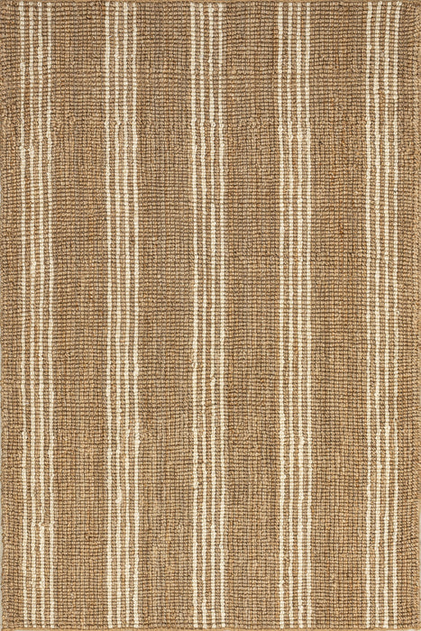 Hanna Jute Rug With Stripes 152X244 Centimeters