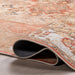Hannah Medallion Machine Washable Rug in Rust 50x80 cm