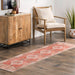 Hannah Medallion Machine Washable Rug in Rust 50x80 cm