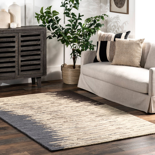 Harlowe Graphite Wool Area Rug 160 x 230 cm