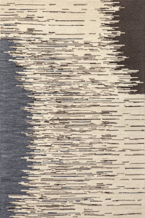 Harlowe Graphite Wool Area Rug 160 x 230 cm