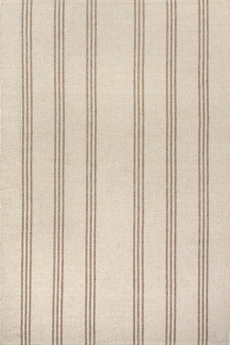 Hawthorn Wool Area Rug 152 Cm Striped Design Ivory