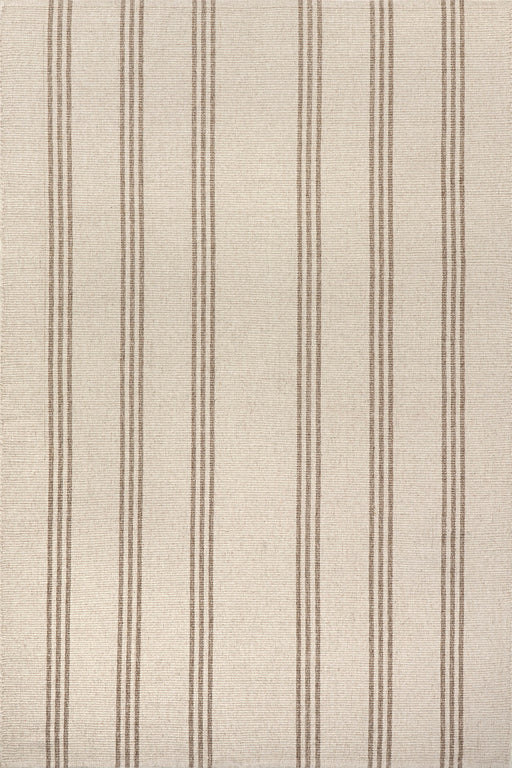 Hawthorn Wool Area Rug 152 Cm Striped Design Ivory