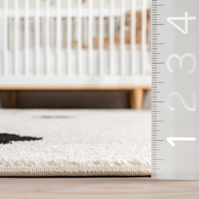 Hedgehog Kids Rug for Playroom and Nursery Decor