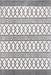 Heidi Geometric Area Rug Light Grey 140x200 cm