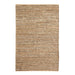 Hemp Leather Hand Woven Rug For Industrial Home Decor