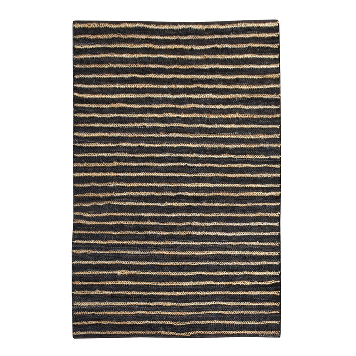 Hemp Leather Hand Woven Rug For Industrial Home Decor