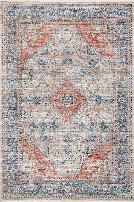 Herati Medallion Area Rug 160x230 cm Beige