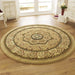 Heritage 4400 - Beige Circle Round Rug