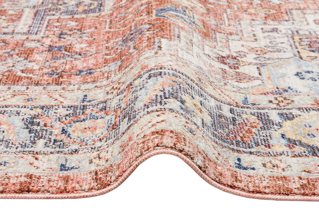 Heritage HRTG105 Rust Blue Rug