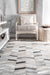 Herringbone Cowhide Area Rug 140cm Soft Durable Design