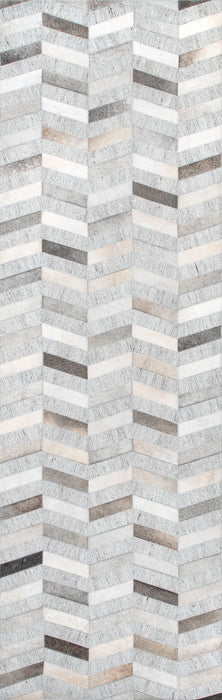 Herringbone Cowhide Area Rug 140x200 cm