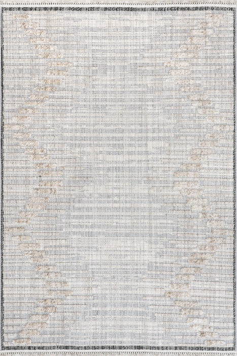 Hilda Grey Zig Zag Area Rug for Living Room 120x180 cm