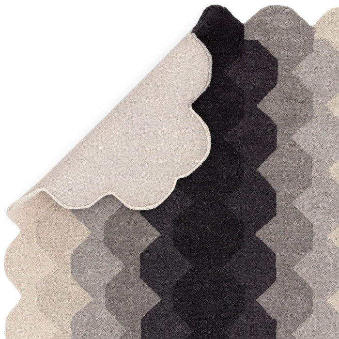 Hive Charcoal Runner Rug