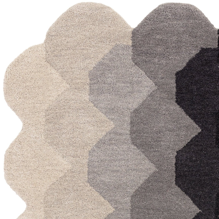 Hive Charcoal Runner Rug