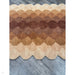 Hive Modern Geometric Hexagonal Ombre Gradient Hand-Woven Wool Rust Runner