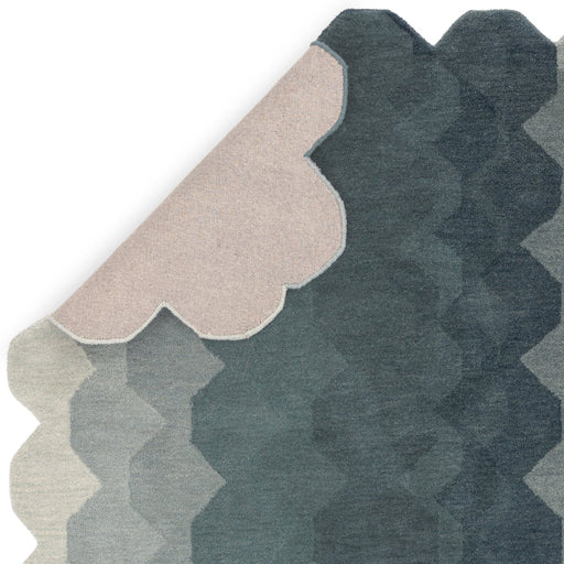 Hive Teal Runner Rug