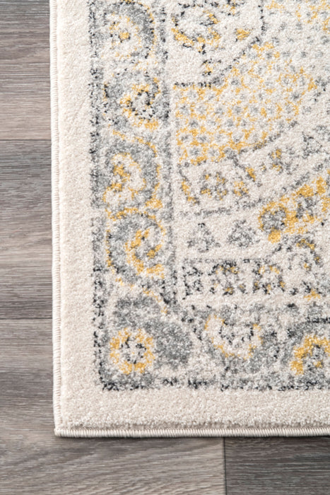 Honeycomb Pattern Area Rug 120cm Soft Durable Design