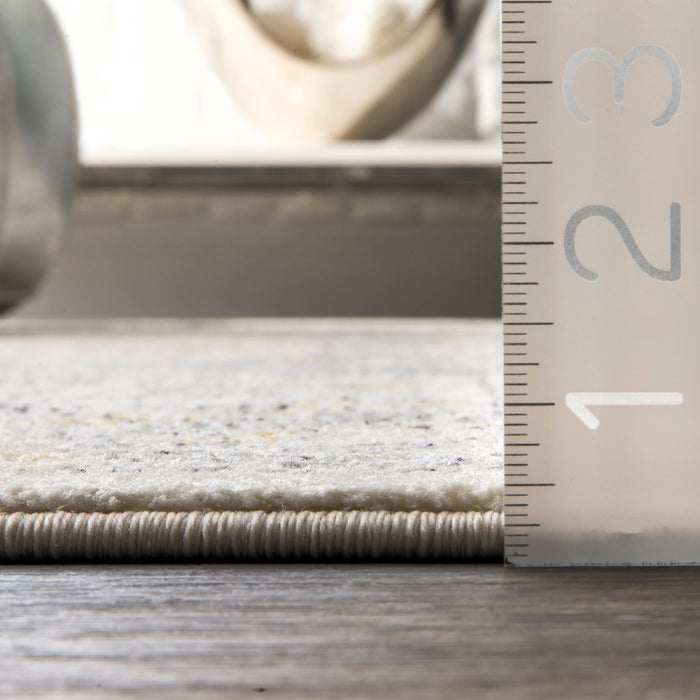 Honeycomb Pattern Area Rug 120cm Soft Durable Design