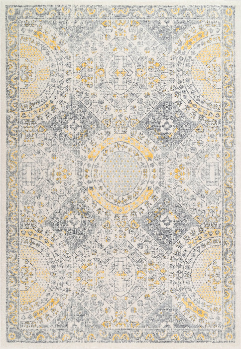 Honeycomb Pattern Area Rug 120cm Soft Durable Design