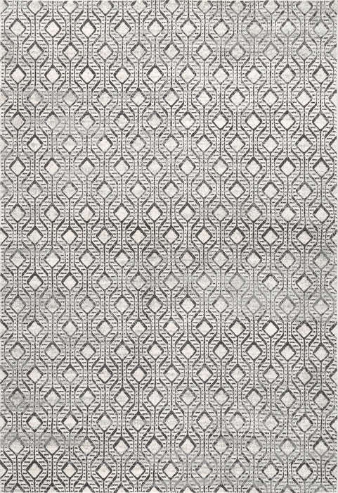 Honeycomb Trellis Area Rug 120x180 cm Beige