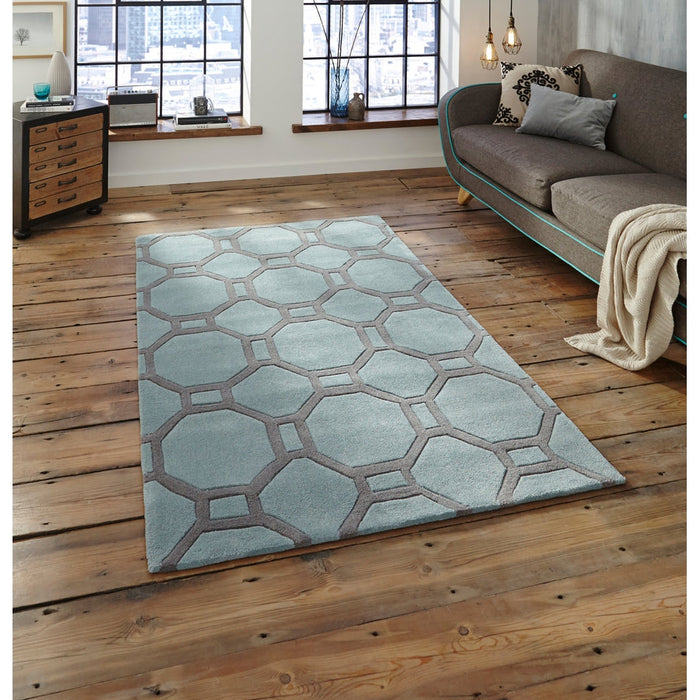 Hong Kong 4338 Blue/Grey Rug