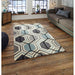 Hong Kong 7526 Grey/Blue Rug