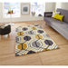 Hong Kong 7526 Grey/Yellow Rug