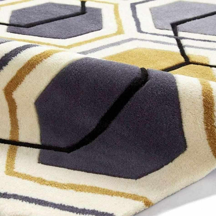 Hong Kong 7526 Grey/Yellow Rug