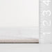Ibis Crosshatch Custom Area Rug 152 Cm White