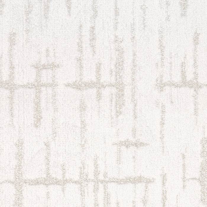 Ibis Crosshatch Custom Area Rug 152 Cm White