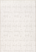 Ibis Crosshatch Custom Area Rug 152 Cm White