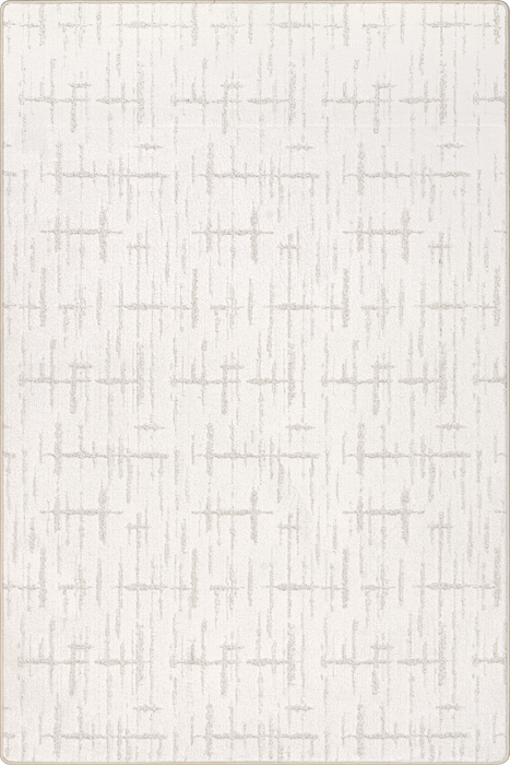 Ibis Crosshatch Custom Area Rug 152 Cm White