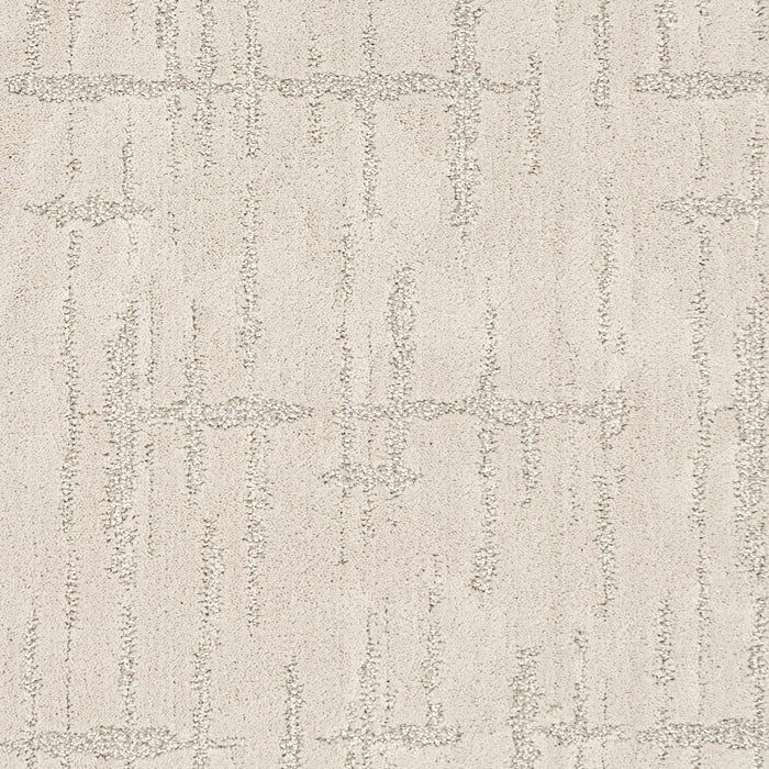 Ibis Custom Light Beige Crosshatch Area Rug 153x244 cm