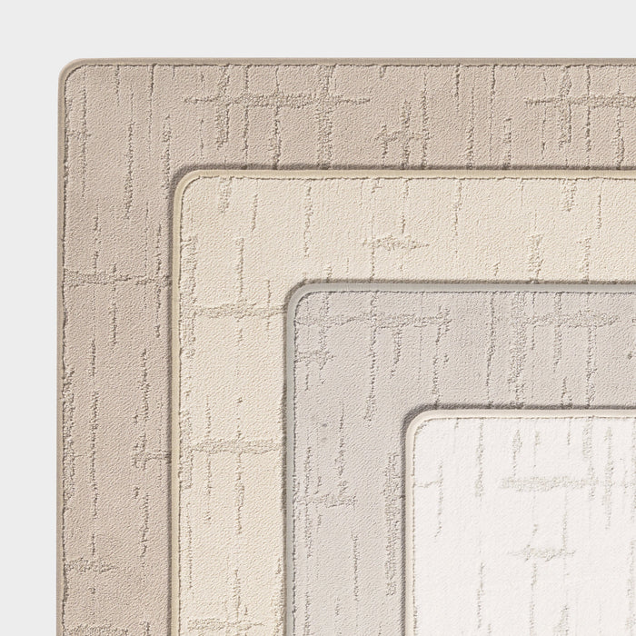 Ibis Custom Light Beige Crosshatch Area Rug 153x244 cm