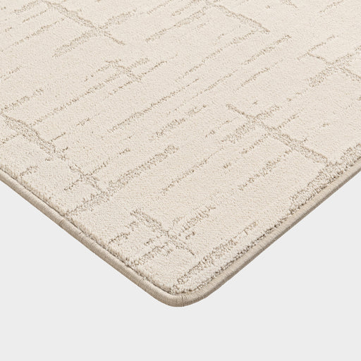 Ibis Custom Light Beige Crosshatch Area Rug 153x244 cm