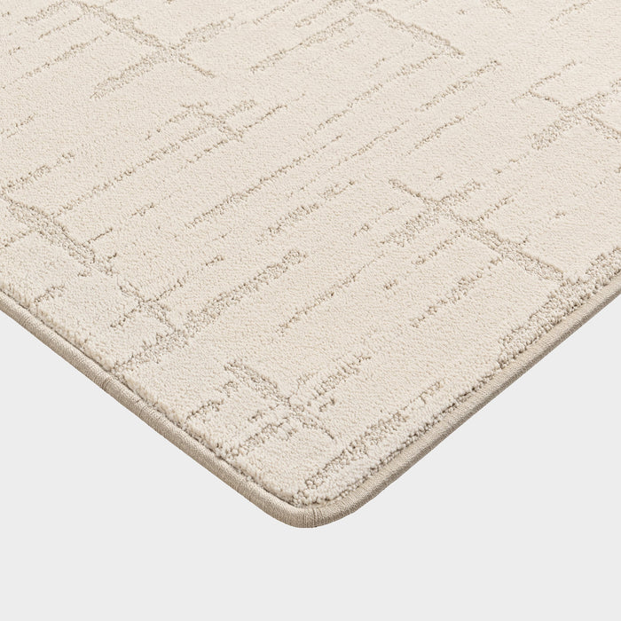 Ibis Custom Light Beige Crosshatch Area Rug 153x244 cm