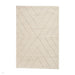 Ideal Shaggy 80362 Modern Plain Berber Textured Plush Soft-Touch Carved Boho Shaggy Cream Rug