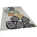 Inaluxe Modern Abstract Designer Wool Colour Fall IX05 Beige/Black/Multicolour Rug