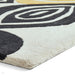 Inaluxe Modern Abstract Designer Wool Colour Fall IX05 Beige/Black/Multicolour Rug