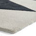 Inaluxe Modern Abstract Designer Wool Crystal Palace IX07 Beige/Black Rug