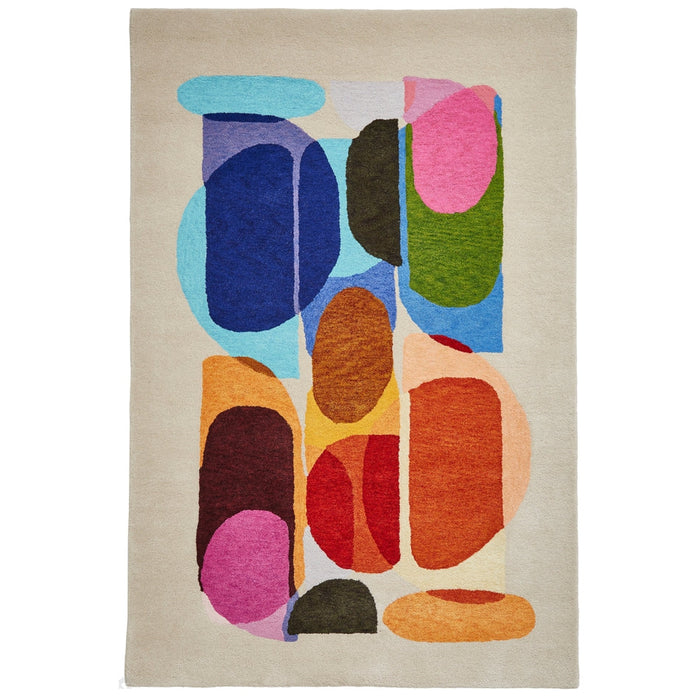 Inaluxe Modern Abstract Designer Wool Drift IX13 Multicolour Rug